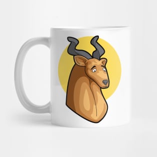 Lonely Kudu Art Mug